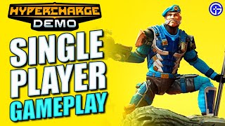 HYPERCHARGE UNBOXED GAMEPLAY SINGLEPLAYER  WAVE MODE DEMO [upl. by Acul]