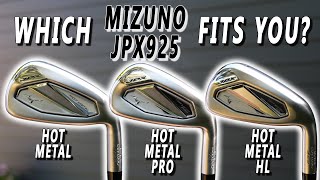 NEW Mizuno JPX 925 IRONS  WHICH Model SUITS YOU [upl. by Anniken]