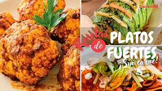 10 recetas de platos fuertes sin carne para toda la semana [upl. by Oinotnaesoj]