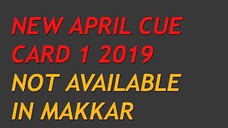 April new speaking cue cards 2019 [upl. by Terencio]