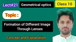 Lec21 Formation of Different Images Through lenses  Class 10  Geometrical Optics [upl. by Gilly]