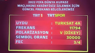 TRT 1 Frekans Ayarı Nasıl Yapılır [upl. by Gladys993]