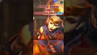 WONDER WOMAN ALMOST BROKE HER OATH 🔥💯 PS5 justiceleague dc [upl. by Eellac]