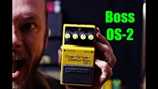 Boss OS 2 OverdriveDistortion Pedal Overdrive AND Distortion in ONE Pedal [upl. by Roland932]