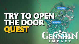 Try to open the door Genshin Impact [upl. by Etram]