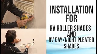 Installation for RV Roller Shades amp Pleated Shades [upl. by Anaytat]