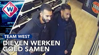 Mannen stelen zonnebril en horloge uit vitrinekast  Team West [upl. by Abrahan]