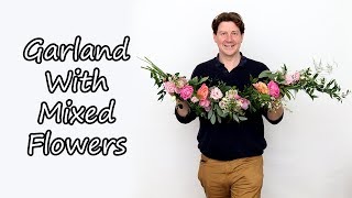 How To Make A Mixed Flower Garland [upl. by Ahola]