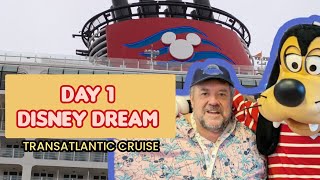 Disney Dream Transatlantic Cruise Day 1 cruisedisneydream disney cruisingcruiseholidays [upl. by Lucinda137]