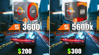 Ryzen 5 5600X vs Ryzen 5 3600  Test in 10 Games [upl. by Lil]