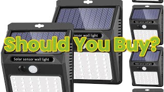 Solar Lights Outdoor 6 Pack3 Working Mode SEZAC Solar Security Lights Solar Motion Sensor [upl. by Eniladam694]