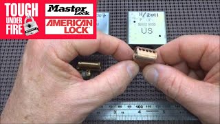 128 Correct Master Lock Design Change on American 5200 Series Padlocks [upl. by Fidela608]