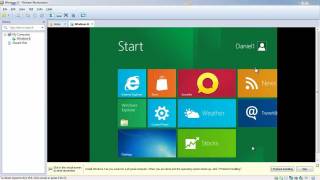 Windows 8 installieren  VMWare Workstation 8 [upl. by Jermaine]