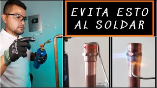 Técnicas para soldar  Evita estos errores  Como soldar cobre [upl. by Waldack]