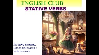 STATIVE VERBS [upl. by Ellebana124]