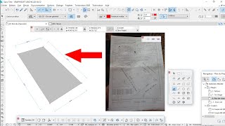 Comment insérer les coordonnées des bornes dun terrain dans Archicad [upl. by Stav]