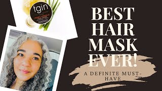 TGIN Honey Miracle Hair Mask Transforming dry hair into soft bouncy curls No styling products [upl. by Donaldson]