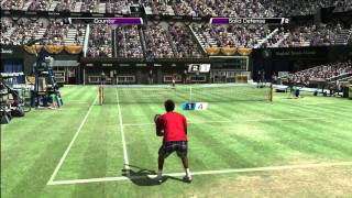 Virtua Tennis 4  Gael Monfils vs Rafael Nadal [upl. by Camella184]