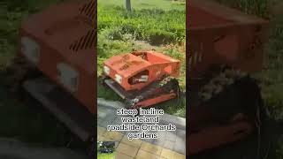 buy agricultural robotic gasoline small size light weight remote control bush trimmer on Alibaba [upl. by Hun]