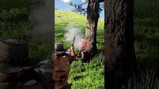 Rdr2 Brutal Sawedoff Shotgun Kills rdr2 shorts rdr2mod [upl. by Ekralc126]