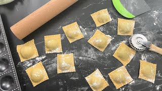 Homemade Spinach Ravioli [upl. by Ujawernalo131]