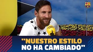 La conversación más futbolera de Leo Messi [upl. by Ellemrac]