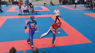 WAKO European Kickboxing Championships 2024 Veterans 74kg LC Round 2 semifinal [upl. by Loss]