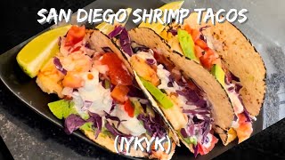 SAN DIEGO SHRIMP TACOS [upl. by Nirrek]