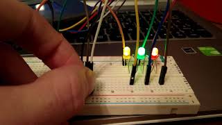 Led intensity  NI myRio  labview  potentiometer  photocell  leds [upl. by Neelrac]