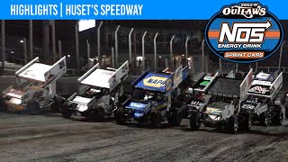 World of Outlaws NOS Energy Drink Sprint Cars Huset’s Speedway June 24 2022  HIGHLIGHTS [upl. by Mat]