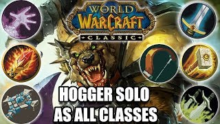 Classic WoW Soloing Hogger as Every Class  Wanted quotHoggerquot Quest Guide [upl. by Joycelin]