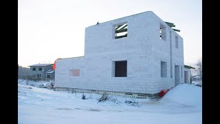 Kotedžų statyba iš dujų silikatinių blokų Laida quotStatybų gidasquot [upl. by Llib]