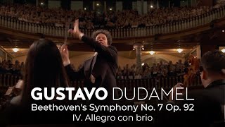 Gustavo Dudamel  Beethoven Symphony No 7  Mvmt 4 Orquesta Sinfónica Simón Bolívar [upl. by Aras860]