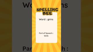 Spelling Bee Words for Kids  Fun and Easy Spelling Practice spellingbee wordoftheday phonicsfun [upl. by Olihs635]