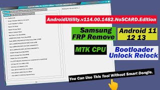 AndroidUtilityv114001482No Smart Card  AndroidUtilityv114Use Tool Without Smart Dongle [upl. by Oivlis]