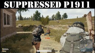 Suppressed Pistol Double Kill P1911  PUBG Duo [upl. by Rehctaht]