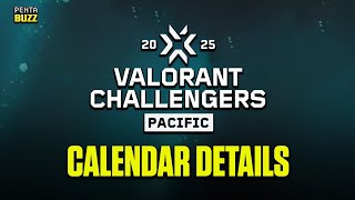 VALORANT Challengers 2025 APAC Calendar details vctpacific valorantchallengers [upl. by Lomaj]