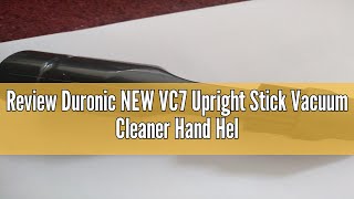 Review Duronic NEW VC7 Upright Stick Vacuum Cleaner Hand Held Corded HEPA Filter Bagless Stick Vac w [upl. by Ganiats]