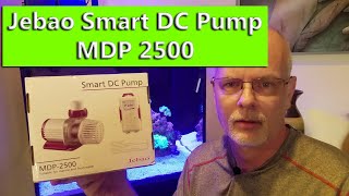 Jebao Smart DC Pump  MDP 2500 [upl. by Klemm]