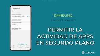 Actividad de apps en segundo plano  Samsung Android 11  One UI 3 [upl. by Yrrap598]