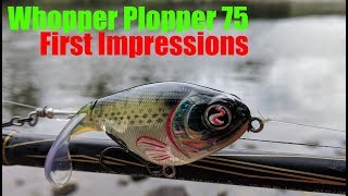 Fishing the NEW Whopper Plopper 75  First Impressions [upl. by Aciram]