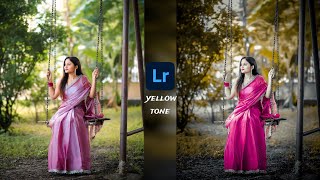 Lightroom yellow colour tone photo editing  Lightroom photo editing  lr photo editing tamil [upl. by Brody]