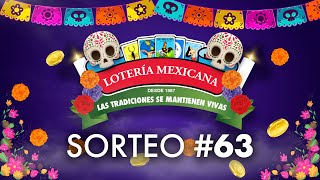 🎟️ Octubre llega con El Gallo cantar ¡el Día de Muertos va a brillar 🐓 Lotería Mexicana  Sorteo 63 [upl. by Eilak145]