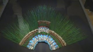 El Penacho de Moctezuma protagoniza la inauguración del Weltmuseum de Viena [upl. by Ozen]