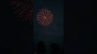 Canada Day Fireworks 🎆 2024 2024 canadaday celebration shoallake shorts youtubeshorts yt [upl. by Ennaylil]