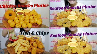 🍻EDESIA ASMR SNACKS PLATTER RELAY 咀嚼音 EATING SOUND [upl. by Annaihr898]