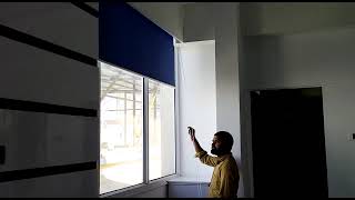 Printed Roller blind [upl. by Ecirahc]