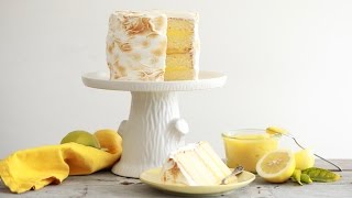 Lemon Meringue Cake  Gemmas Bigger Bolder Baking [upl. by Barger539]