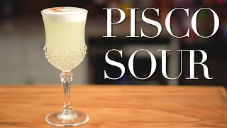 Pisco Sour  The National Cocktail of Peru [upl. by Kalila814]