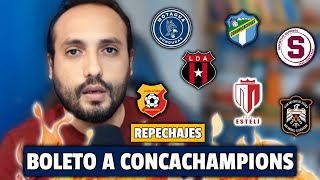 REPECHAJES RUMBO A LA CONCACHAMPIONS  MOTAGUA VS ÁGUILA Y SAPRISSA VS COMUNICACIONES [upl. by Ameg]